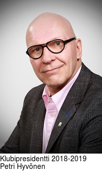 Klubipresidentti 2018-2019 Petri Hyvönen