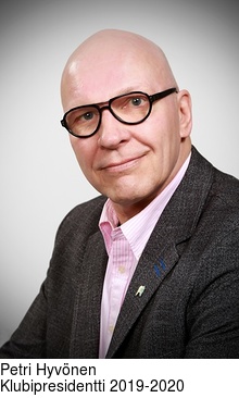 Petri Hyvönen Klubipresidentti 2019-2020